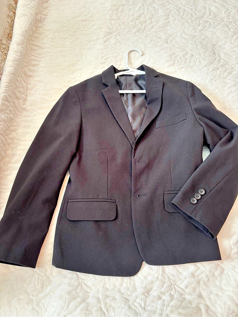 Van Heusen Boys' Flex Stretch Suit Jacket Black